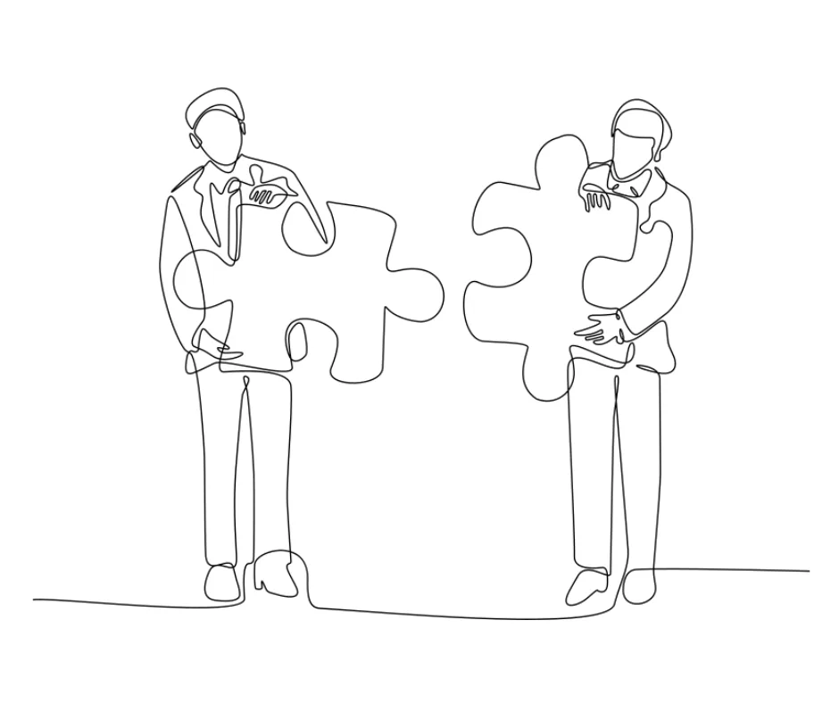 Line drawing illustration