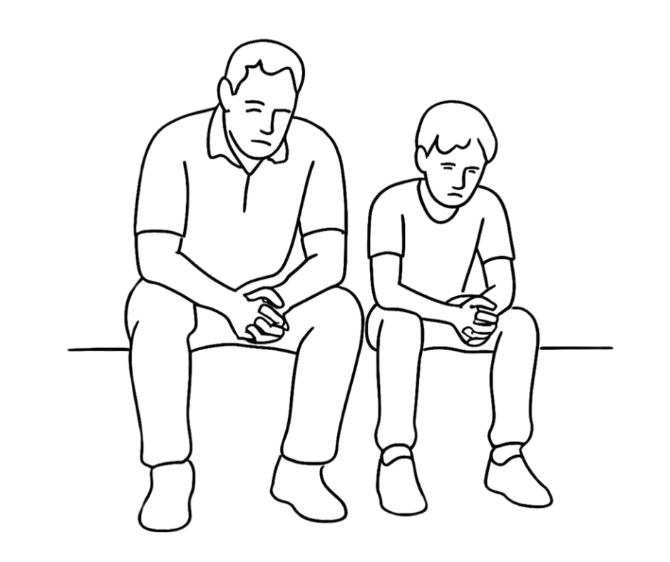 Line drawing illustration