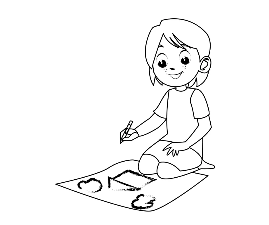 Line drawing illustration
